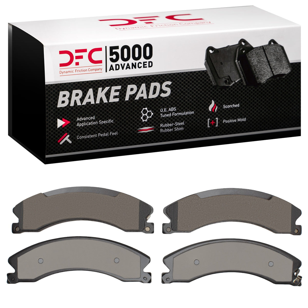 Dynamic Friction Company Disc Brake Pad Set 1551-1565-10