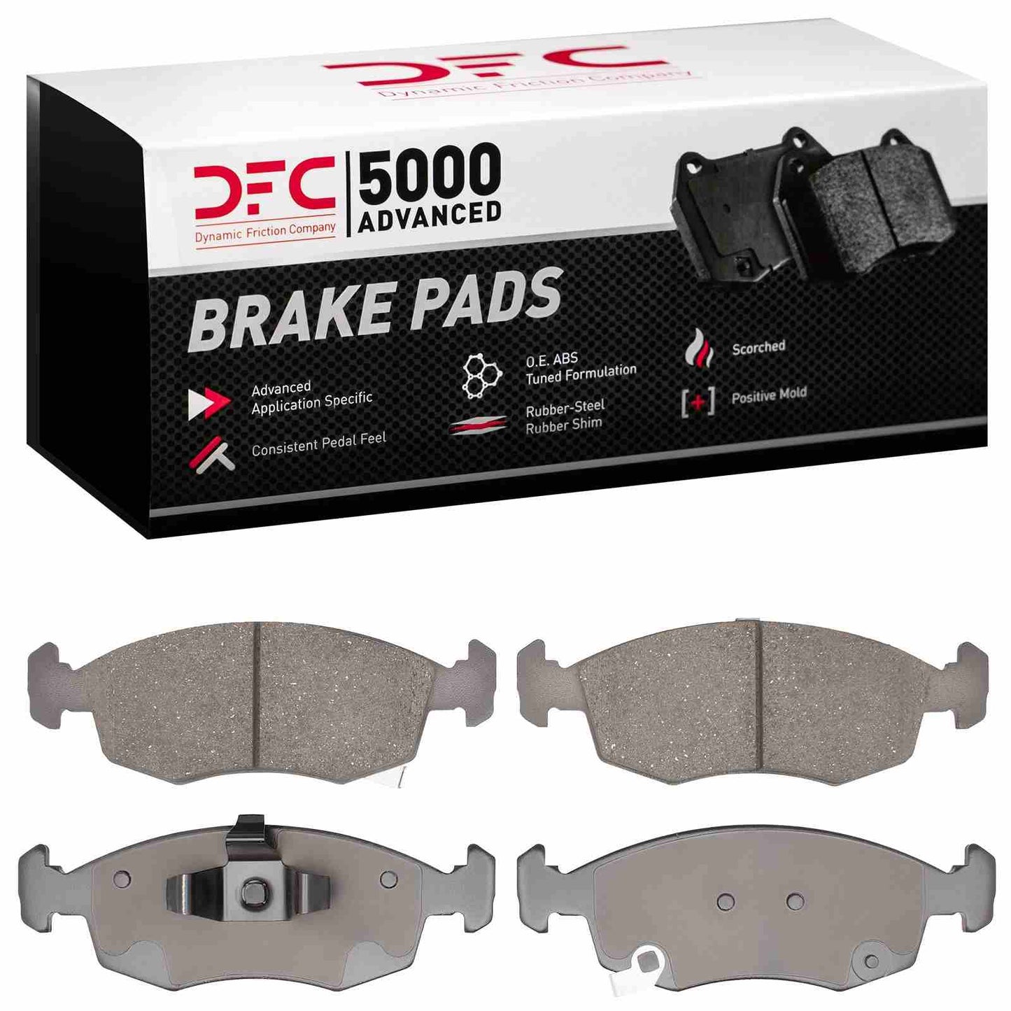 Dynamic Friction Company Disc Brake Pad Set 1551-1568-00