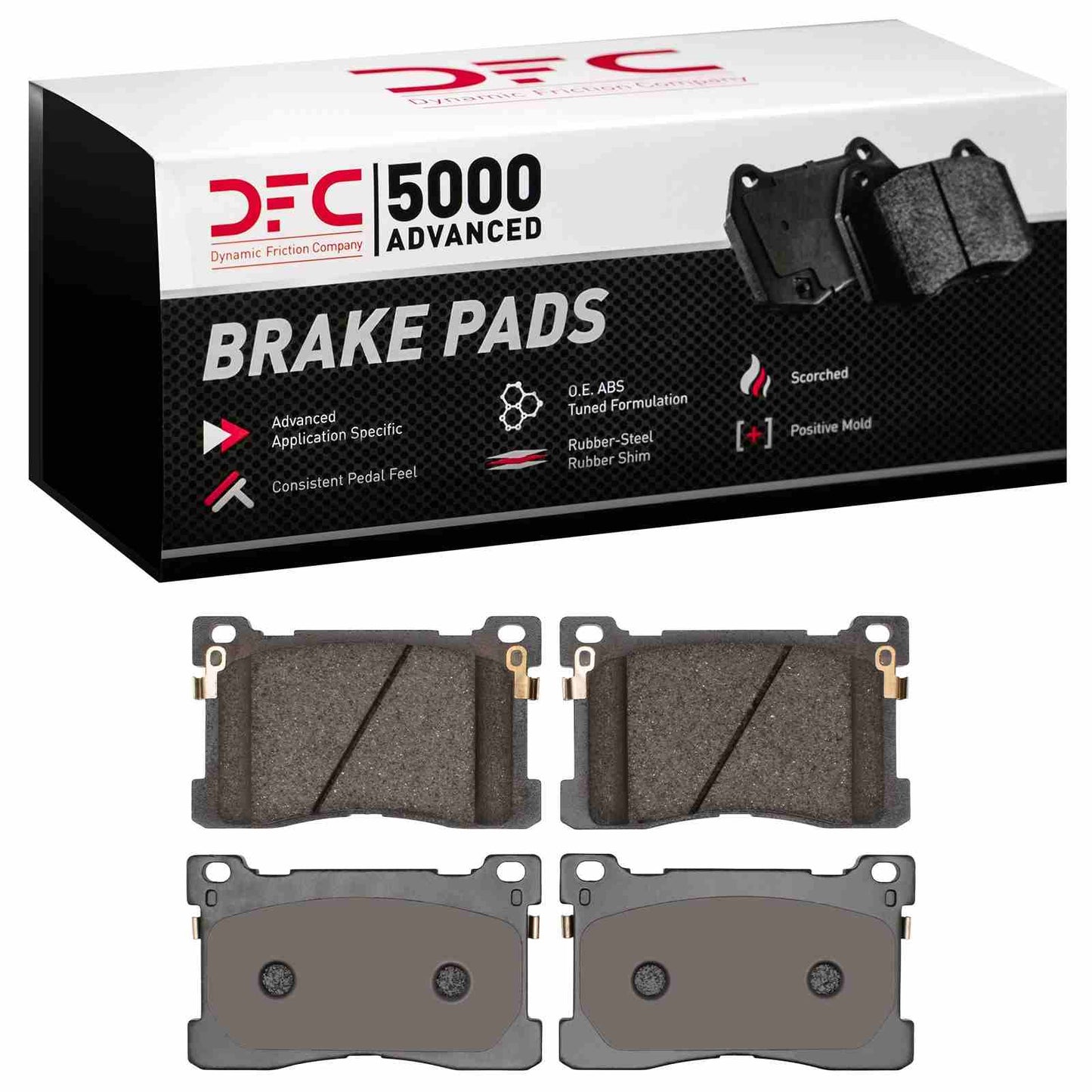 Dynamic Friction Company Disc Brake Pad Set 1551-1576-00