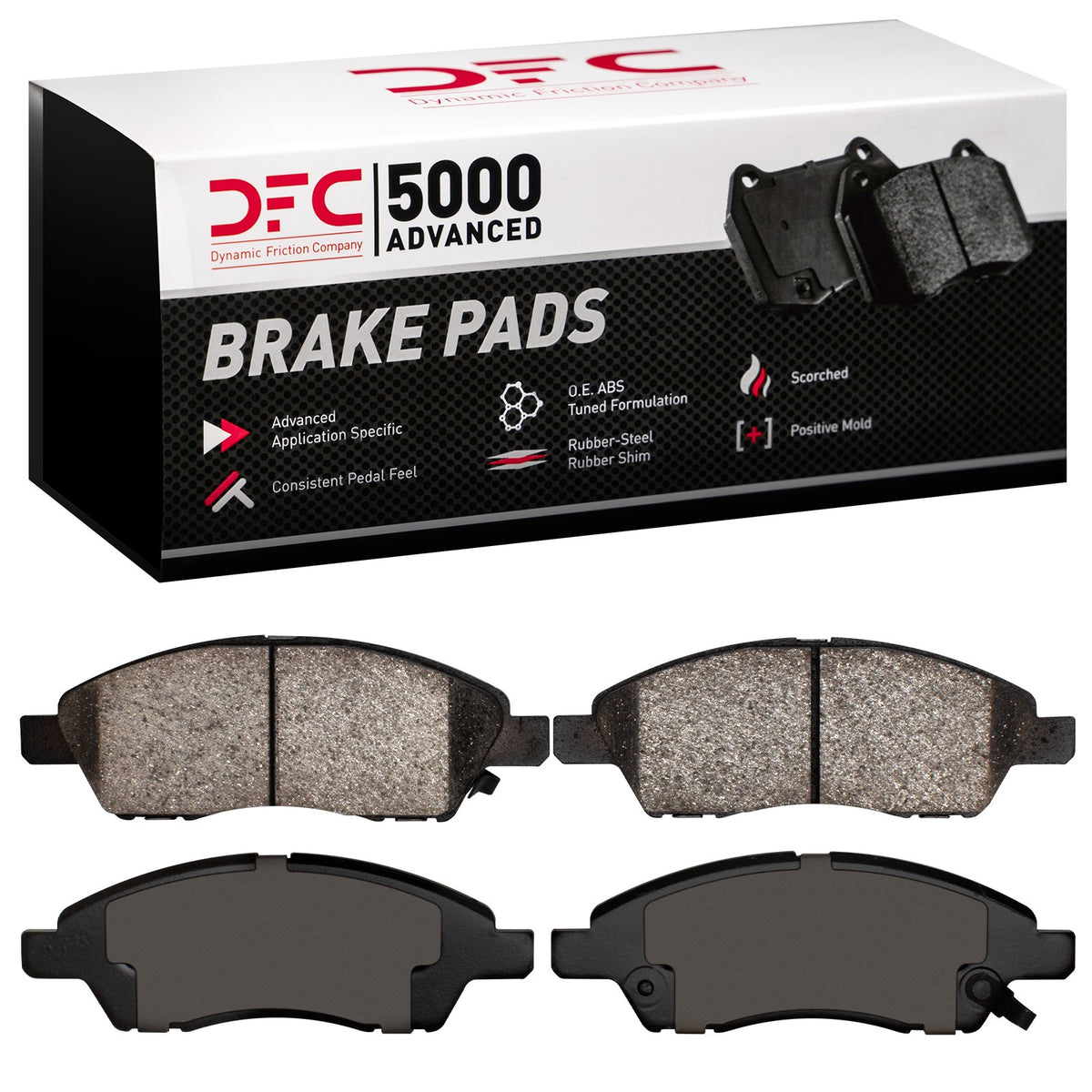 Dynamic Friction Company Disc Brake Pad Set 1551-1592-00