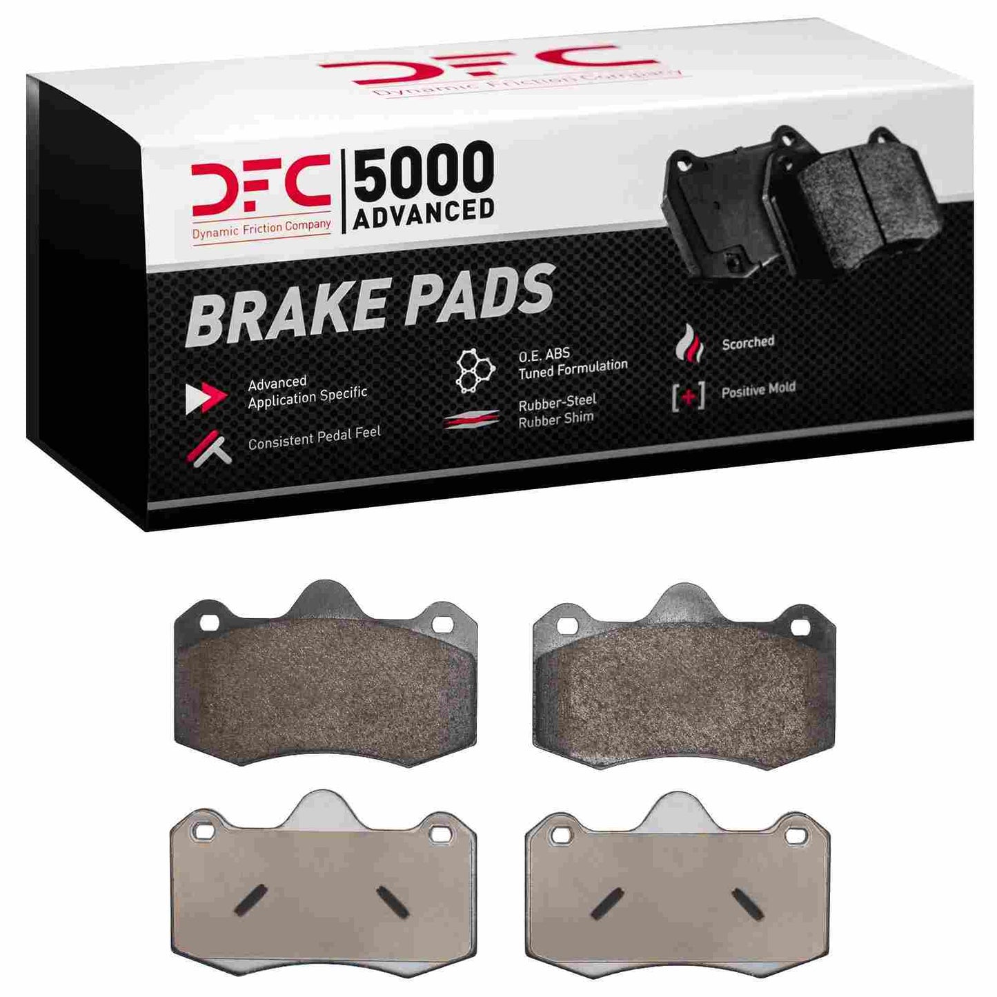 Dynamic Friction Company Disc Brake Pad Set 1551-1598-00