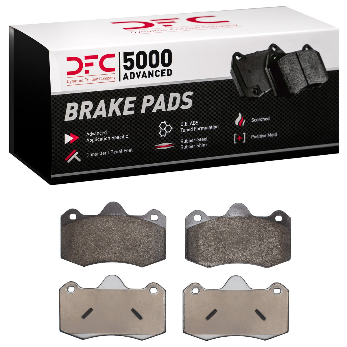 Dynamic Friction Company Disc Brake Pad Set 1551-1598-00