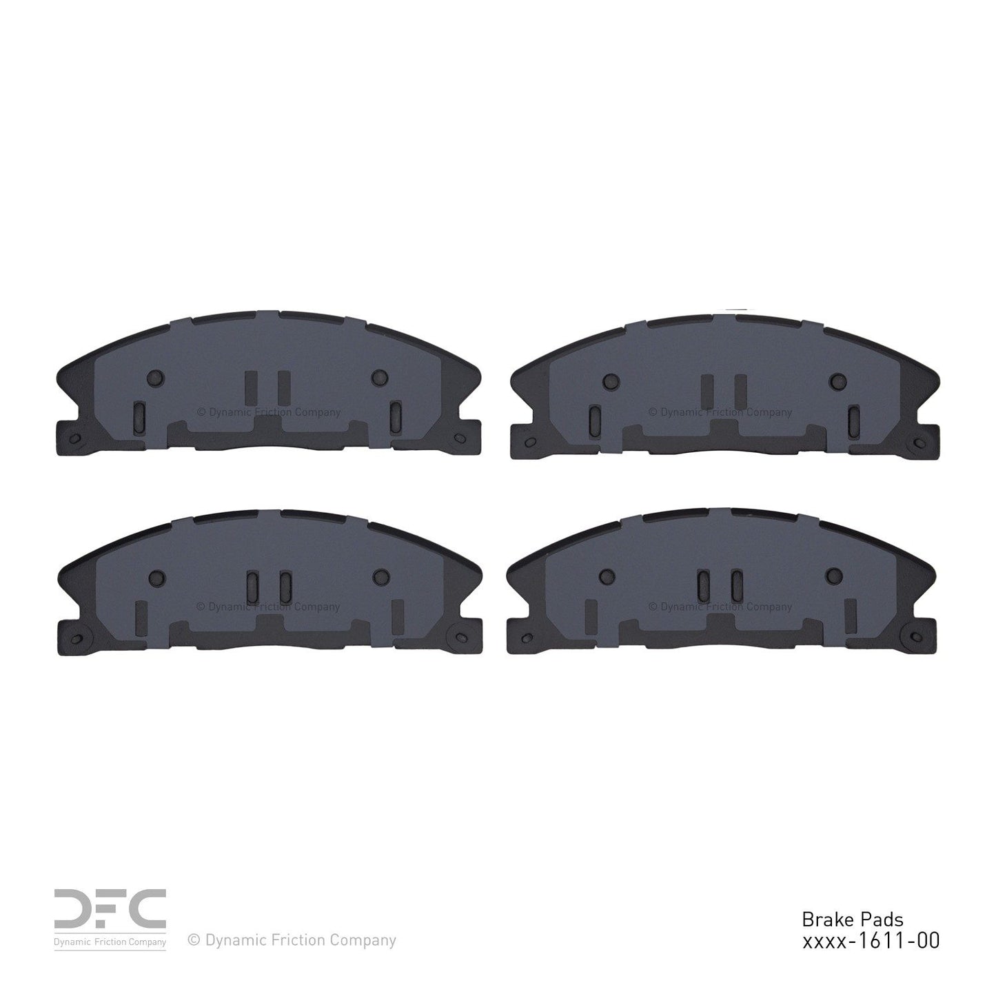 Dynamic Friction Company Disc Brake Pad Set 1551-1611-00