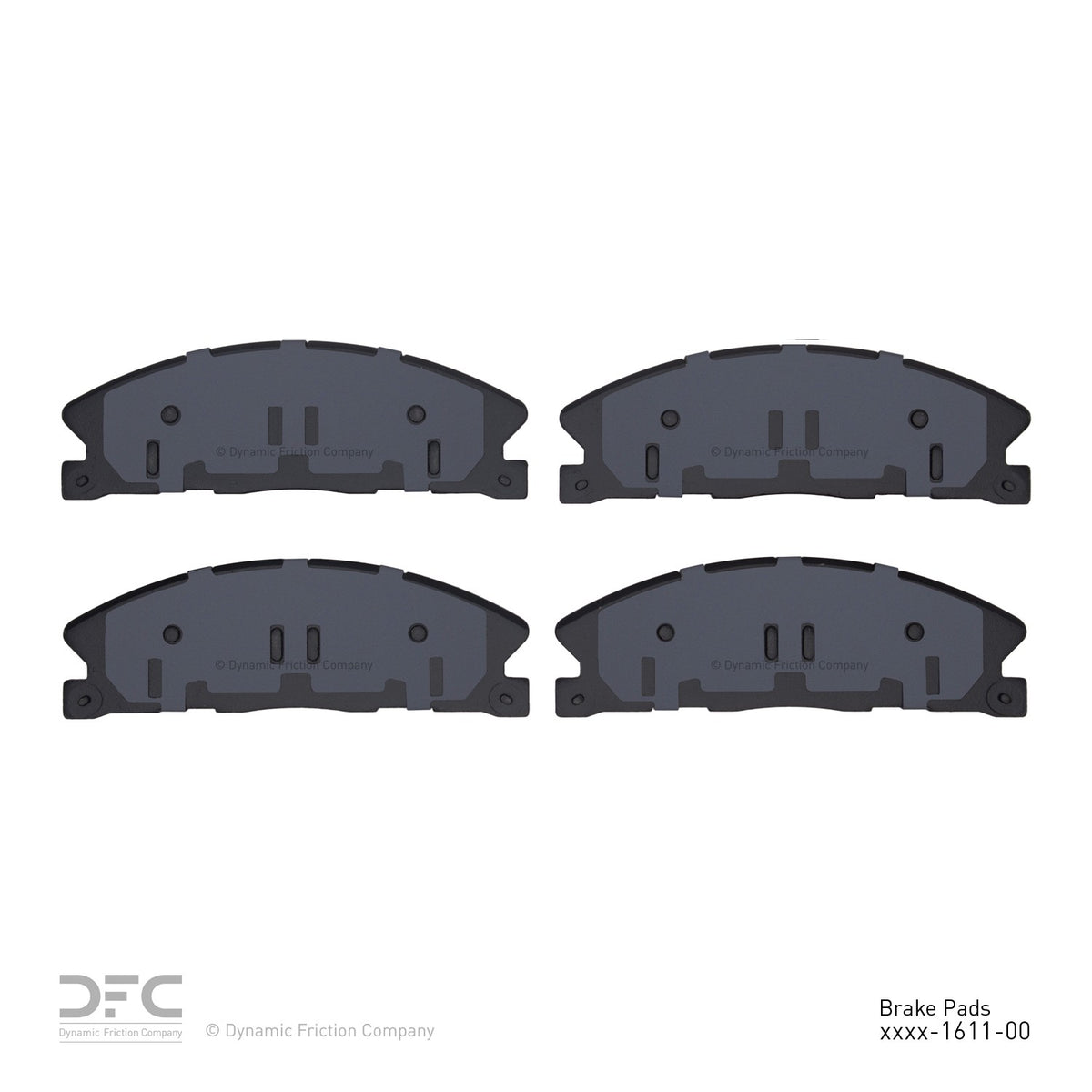Dynamic Friction Company Disc Brake Pad Set 1551-1611-00