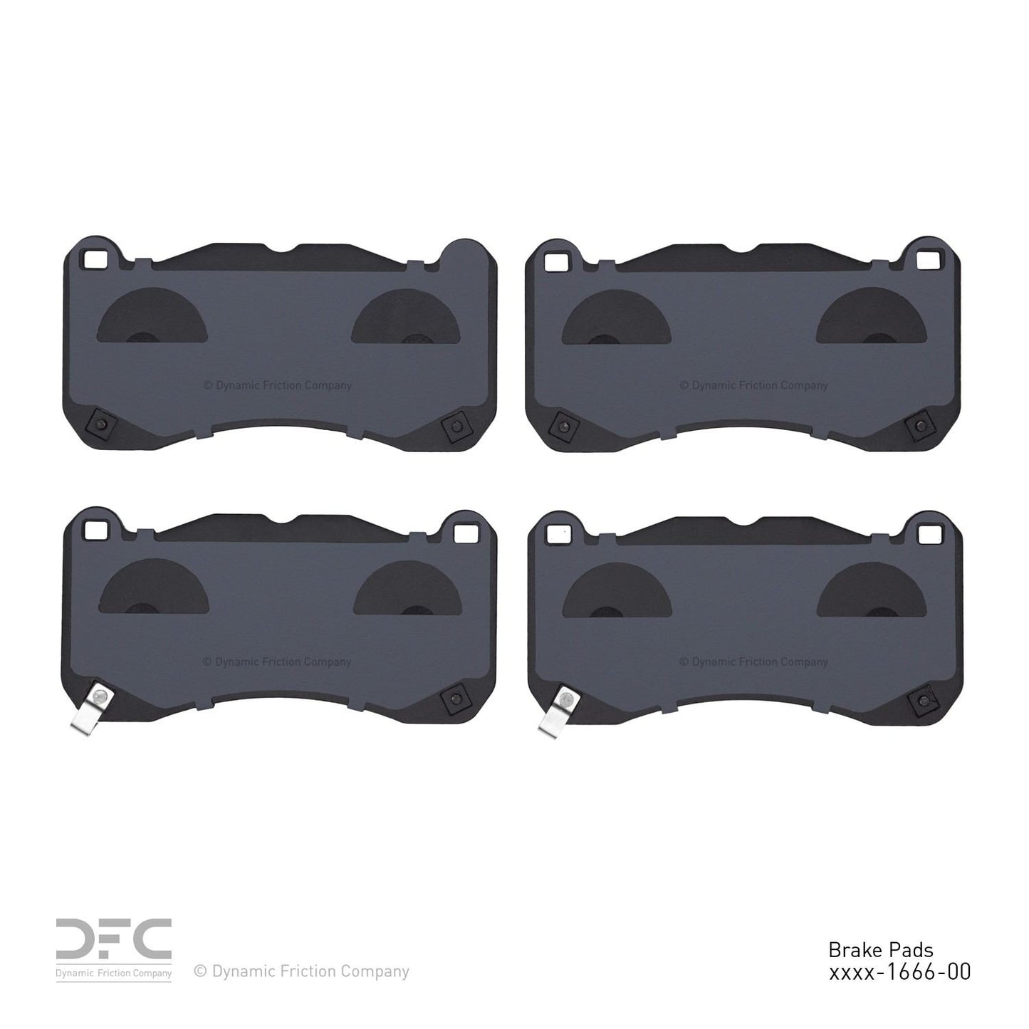 Dynamic Friction Company Disc Brake Pad Set 1551-1666-00