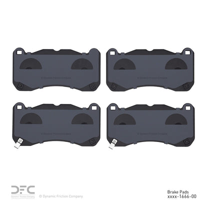 Dynamic Friction Company Disc Brake Pad Set 1551-1666-00