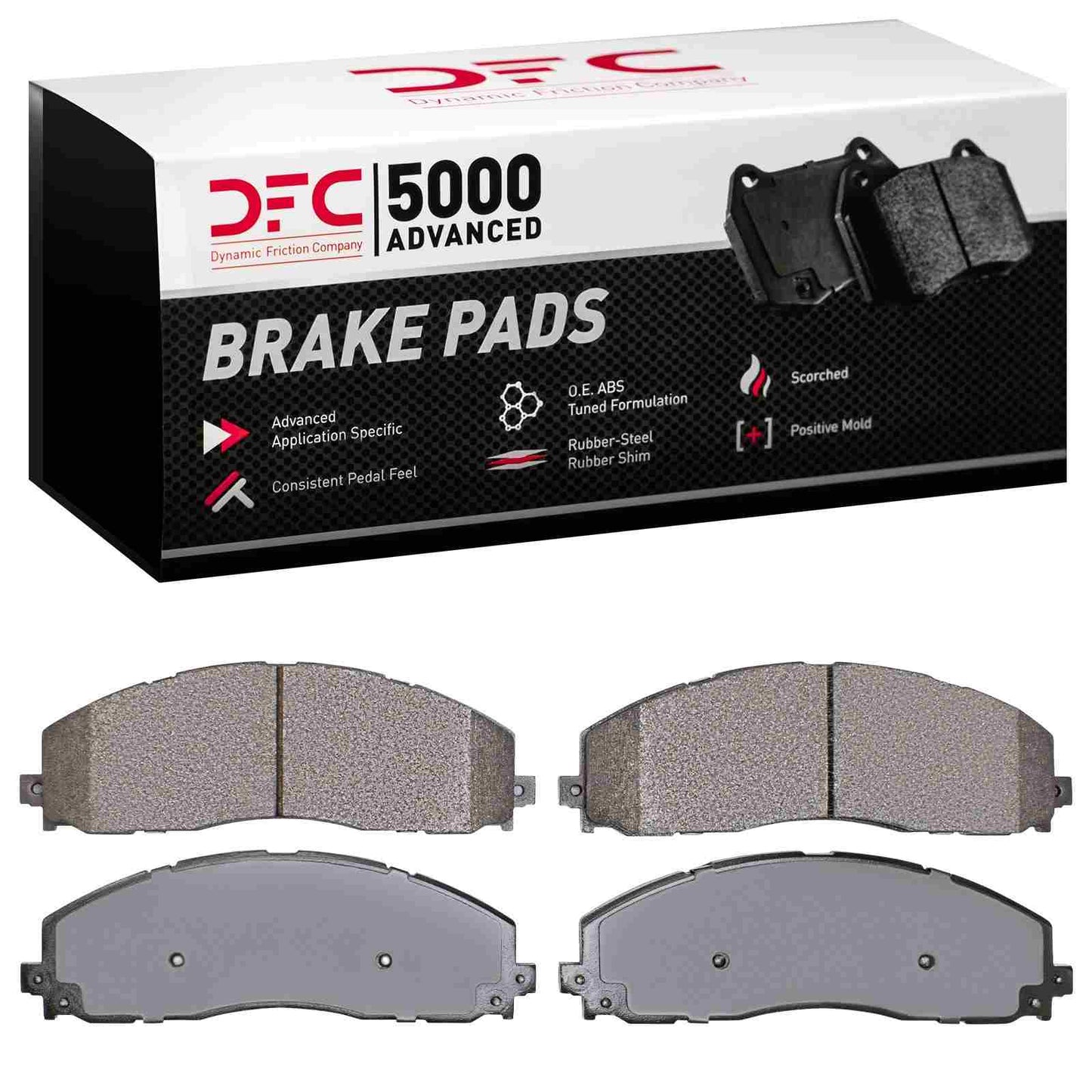Dynamic Friction Company Disc Brake Pad Set 1551-1680-00