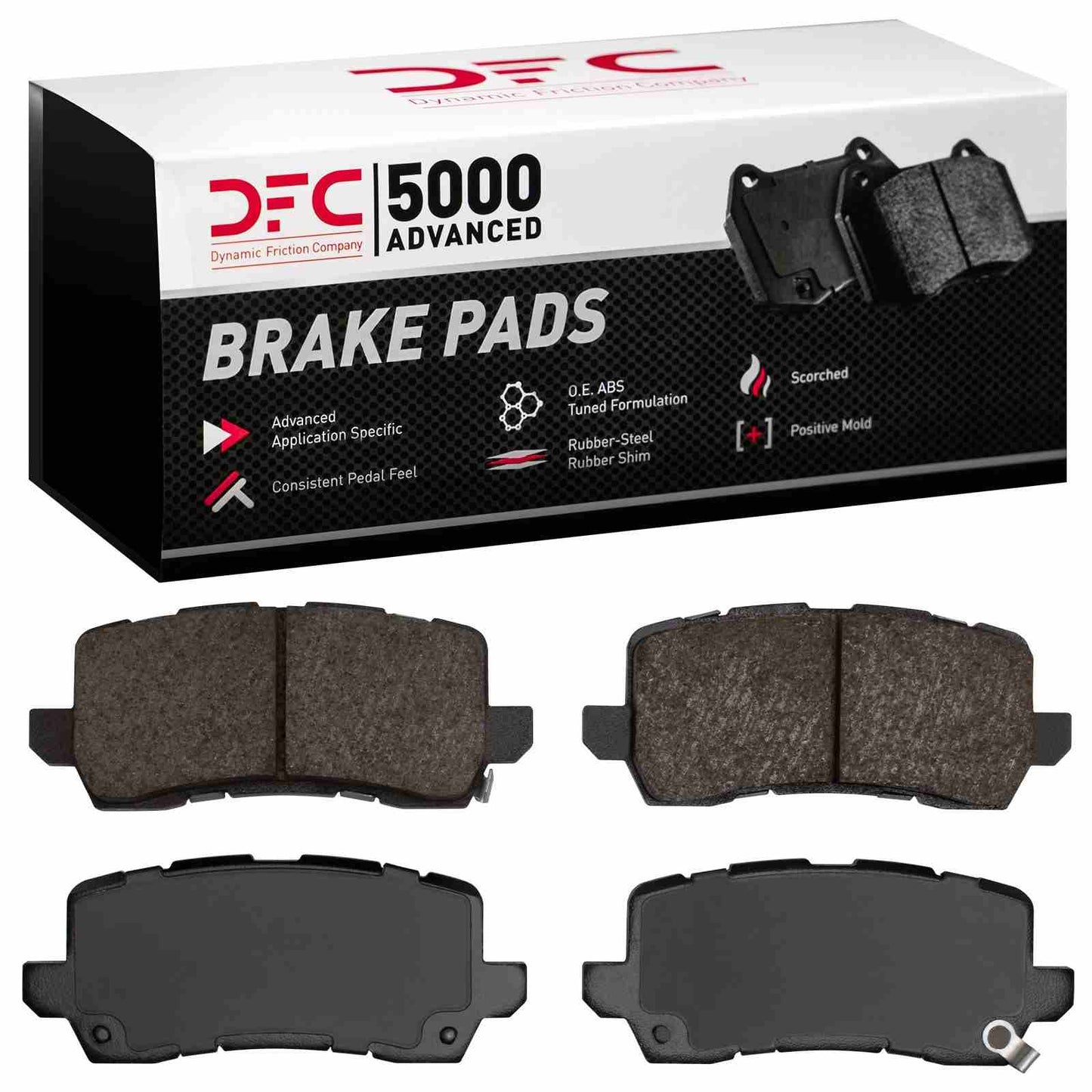 Dynamic Friction Company Disc Brake Pad Set 1551-1698-00