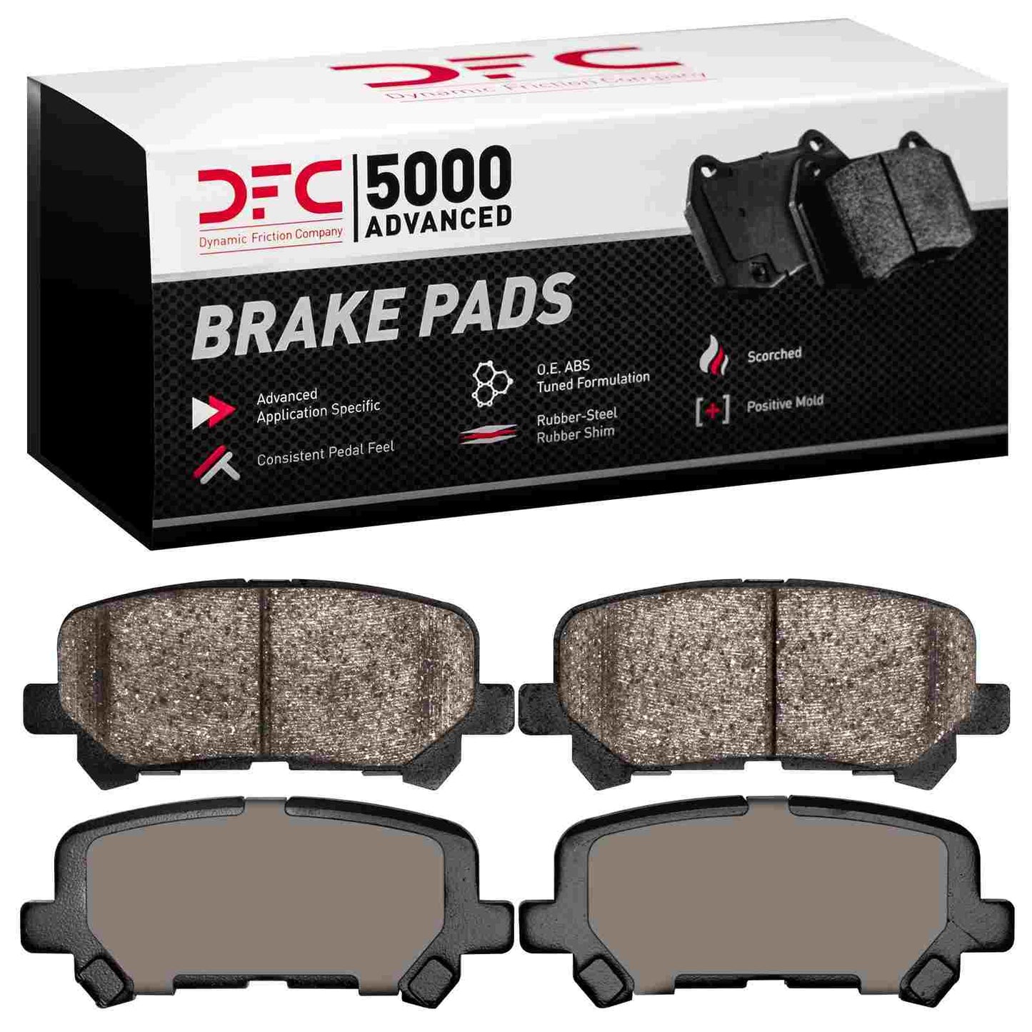 Dynamic Friction Company Disc Brake Pad Set 1551-1724-00