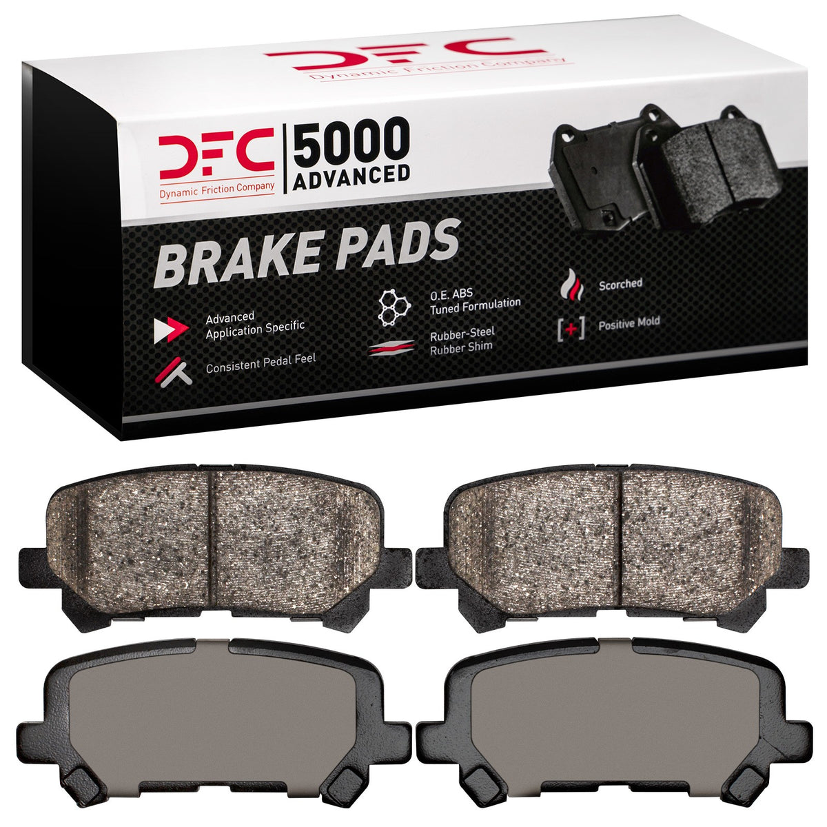 Dynamic Friction Company Disc Brake Pad Set 1551-1724-00