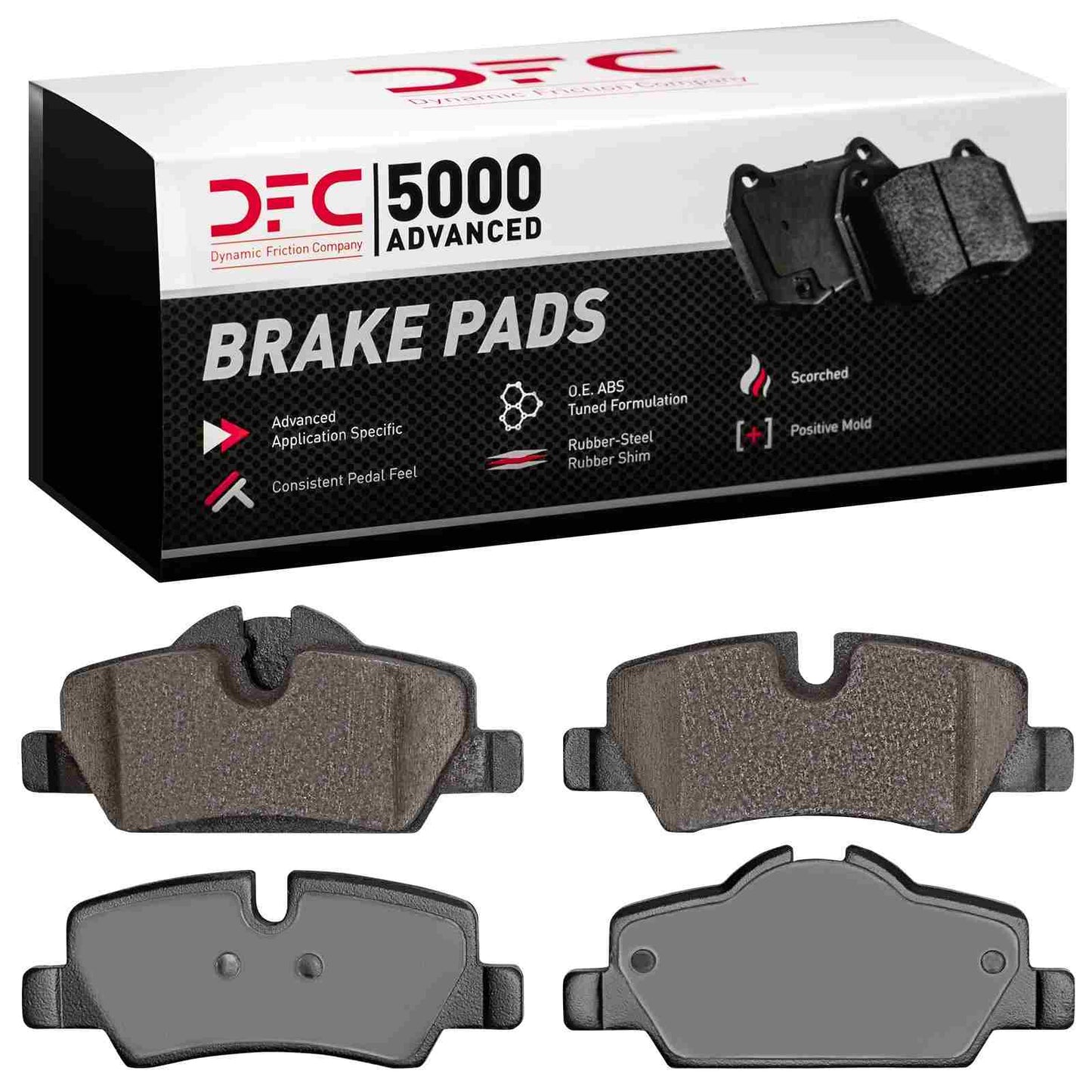 Dynamic Friction Company Disc Brake Pad Set 1551-1800-00