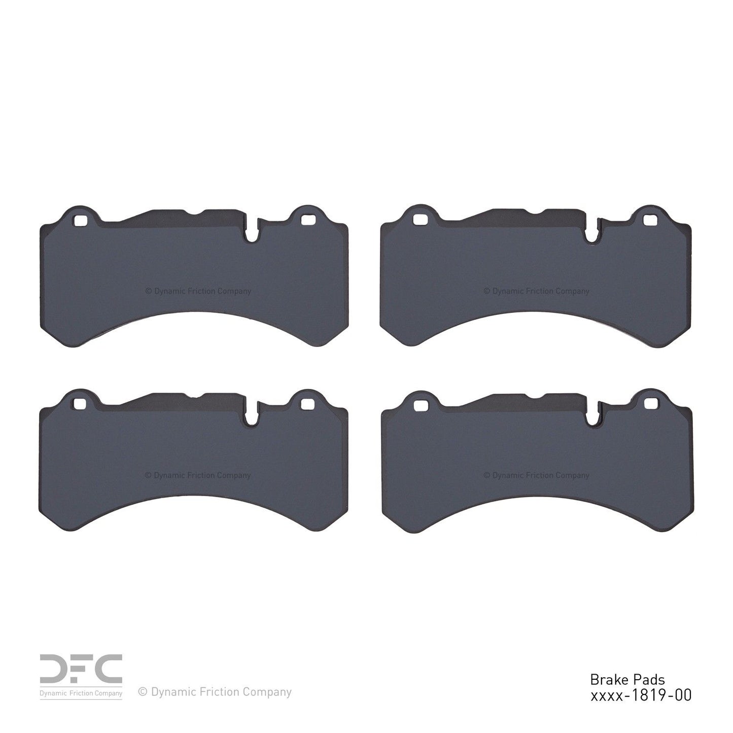 Dynamic Friction Company Disc Brake Pad Set 1551-1819-00