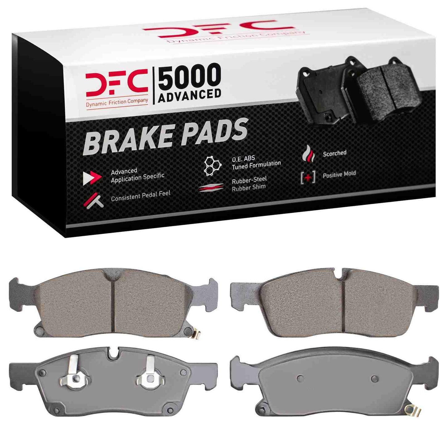 Dynamic Friction Company Disc Brake Pad Set 1551-1904-10