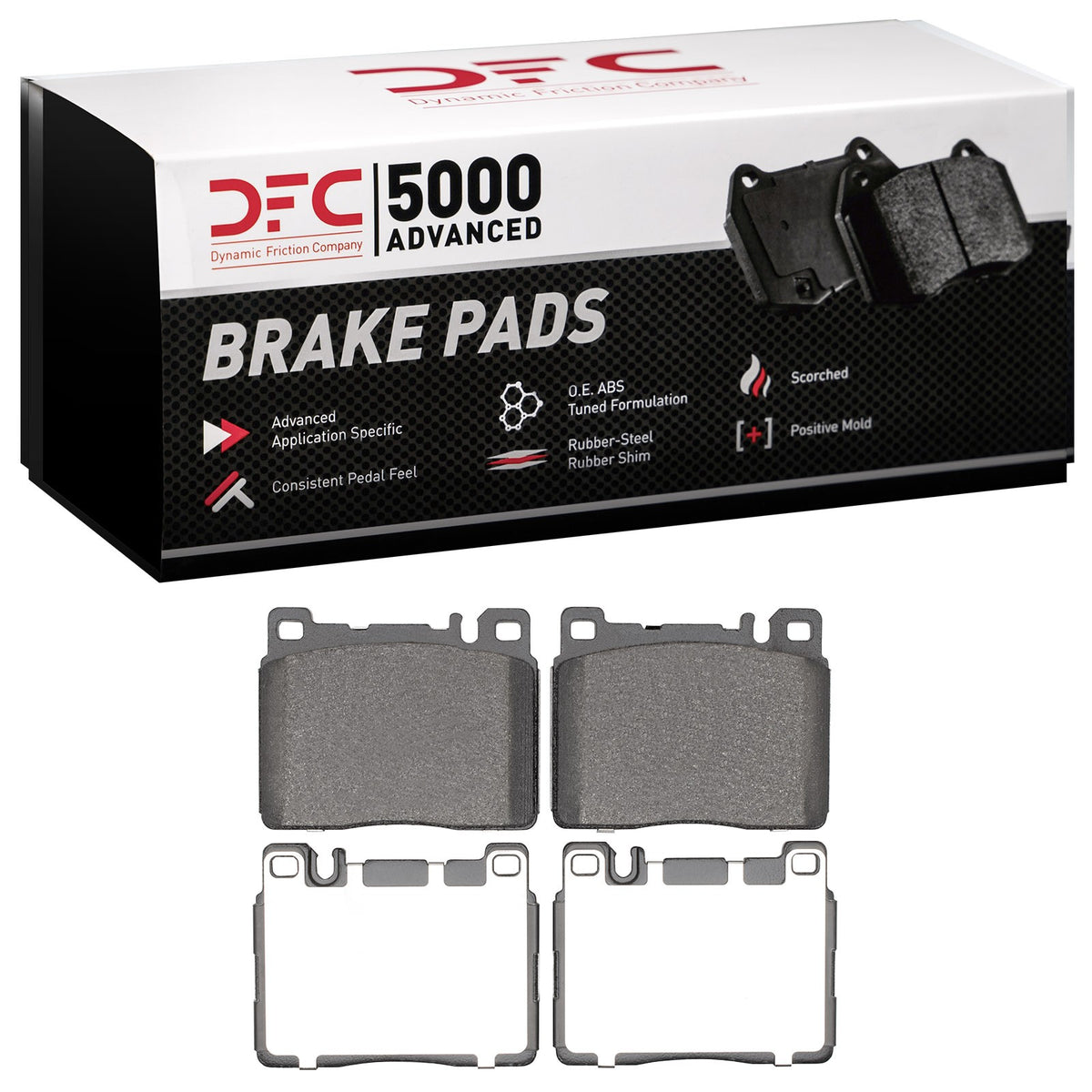 DFC 03-12 Maybach 62 Front 5000 Advanced Low Metallic Brake Pads 1551-1908-09