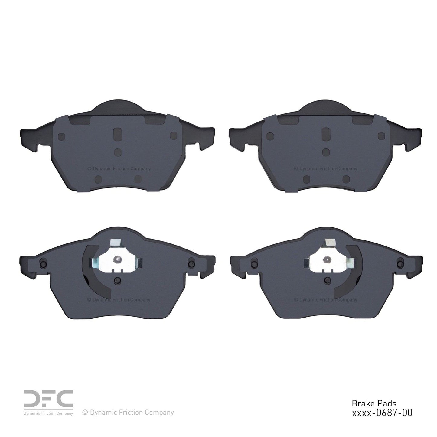 Dynamic Friction Company Disc Brake Pad Set 1552-0687-00