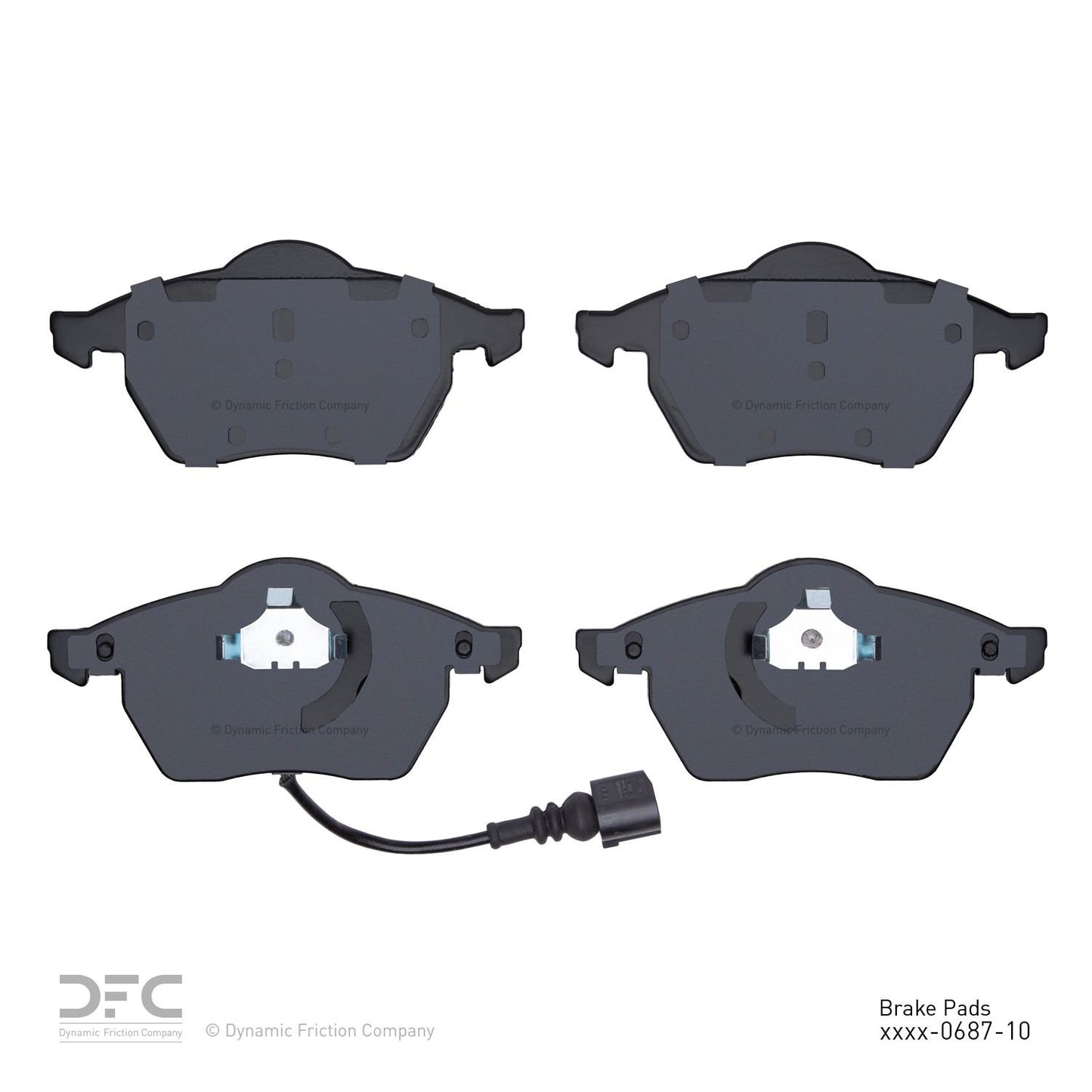 Dynamic Friction Company Disc Brake Pad Set 1552-0687-10