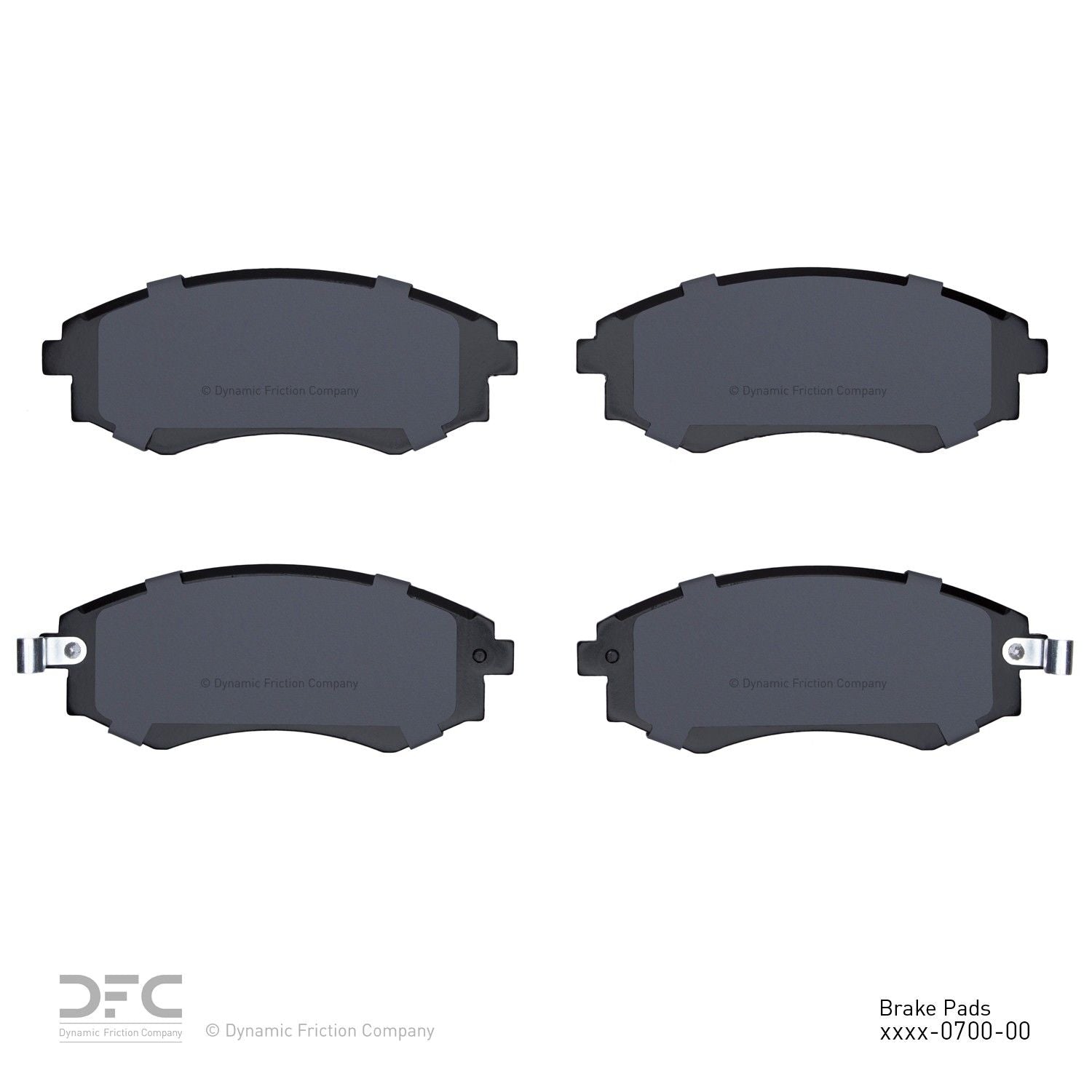 Dynamic Friction Company Disc Brake Pad Set 1552-0700-00