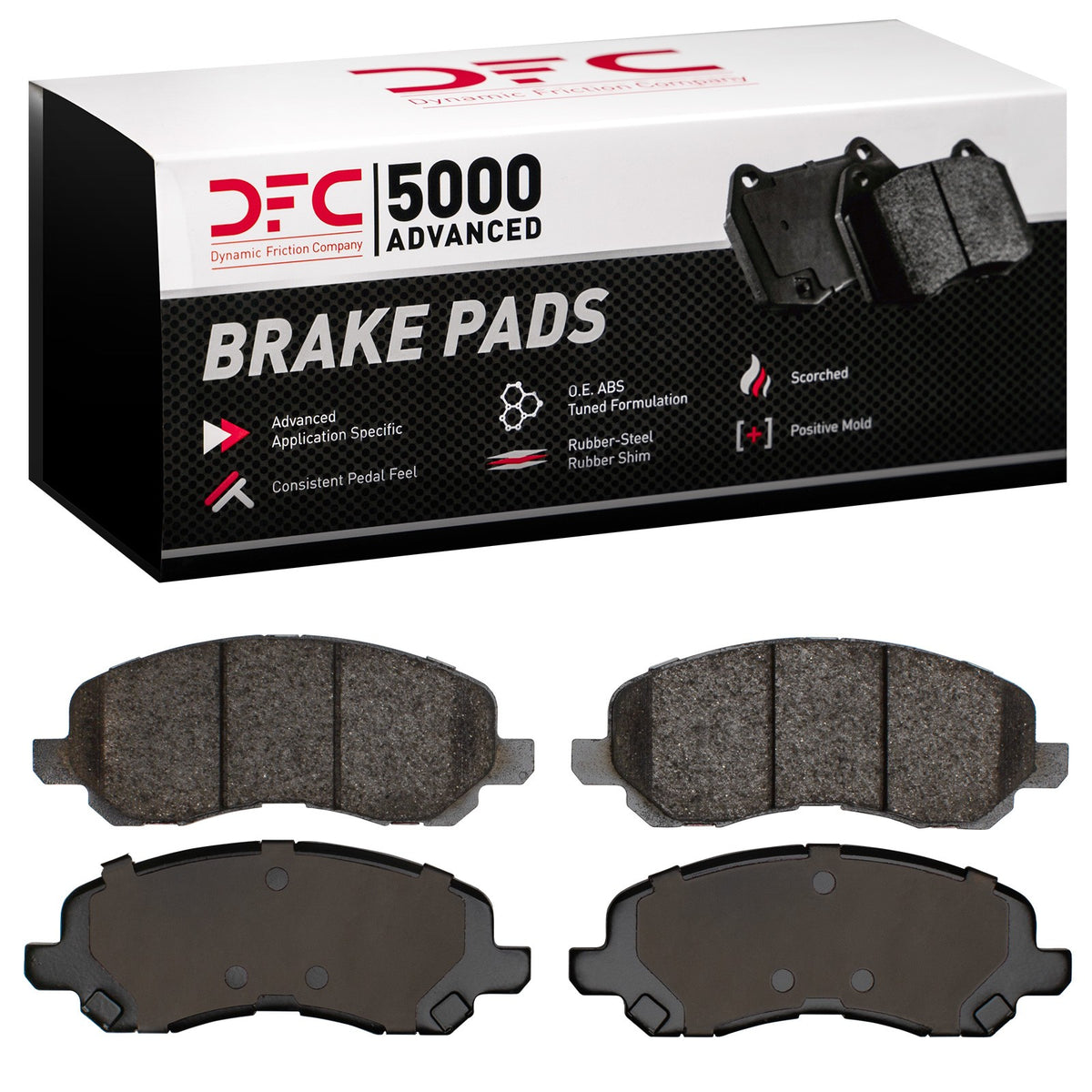 Dynamic Friction Company Disc Brake Pad Set 1552-0866-00