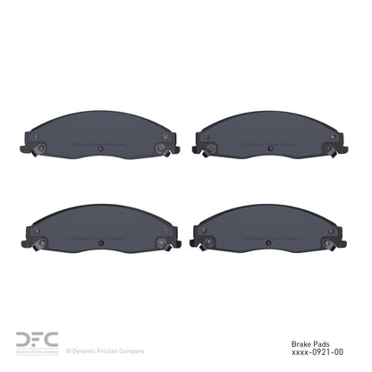 Dynamic Friction Company Disc Brake Pad Set 1552-0921-00