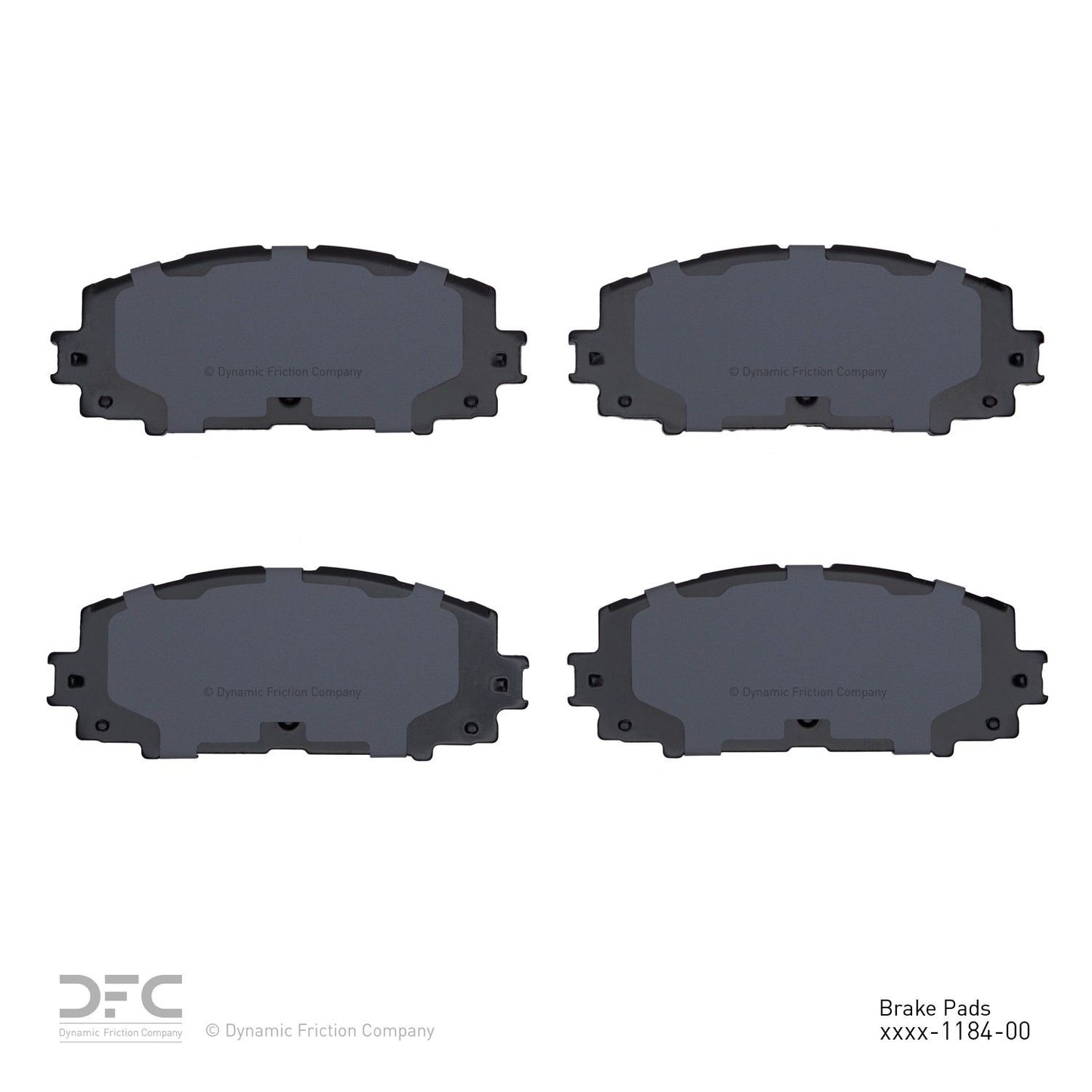 Dynamic Friction Company Disc Brake Pad Set 1552-1184-00