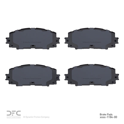 Dynamic Friction Company Disc Brake Pad Set 1552-1184-00