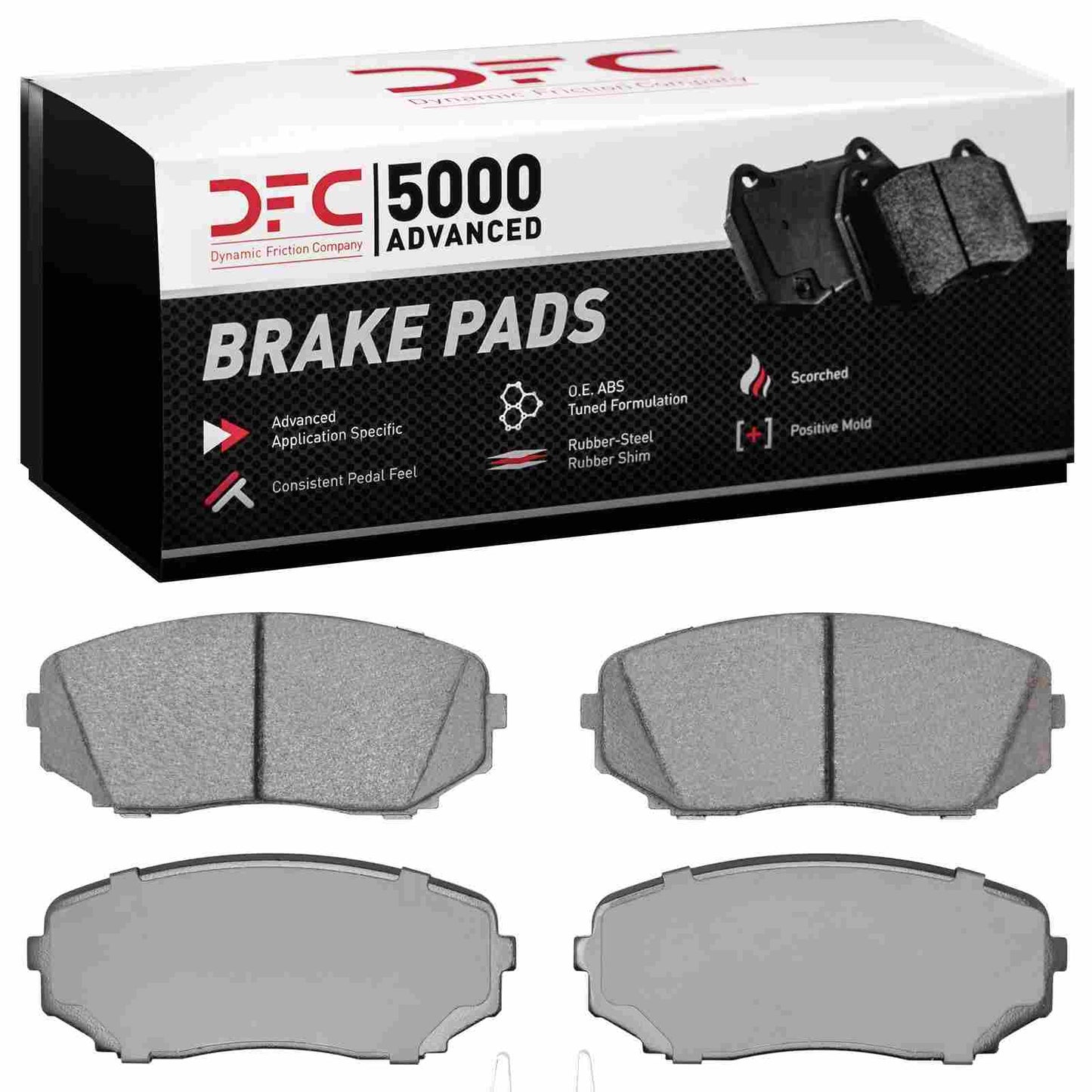 Dynamic Friction Company Disc Brake Pad Set 1552-1258-00