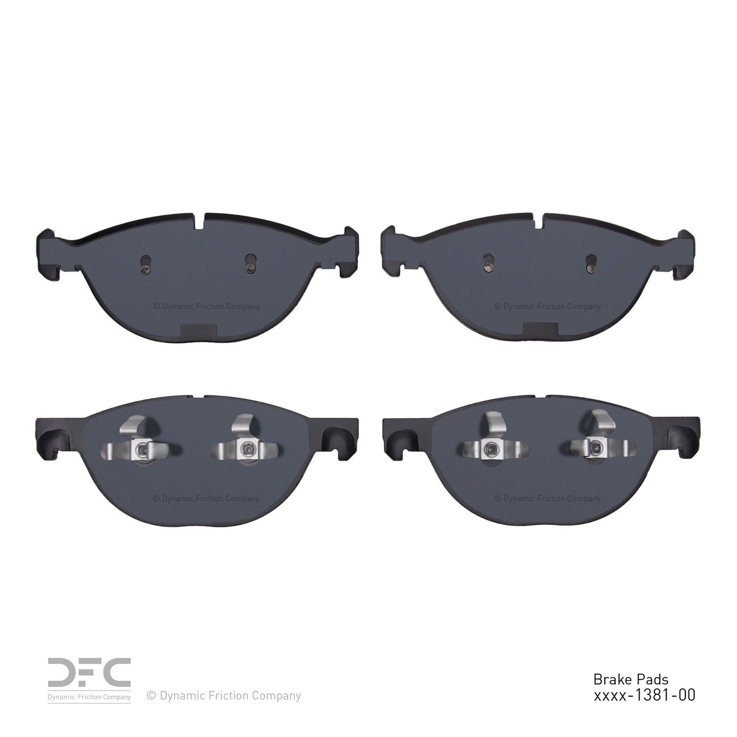 Dynamic Friction Company Disc Brake Pad Set 1552-1381-00