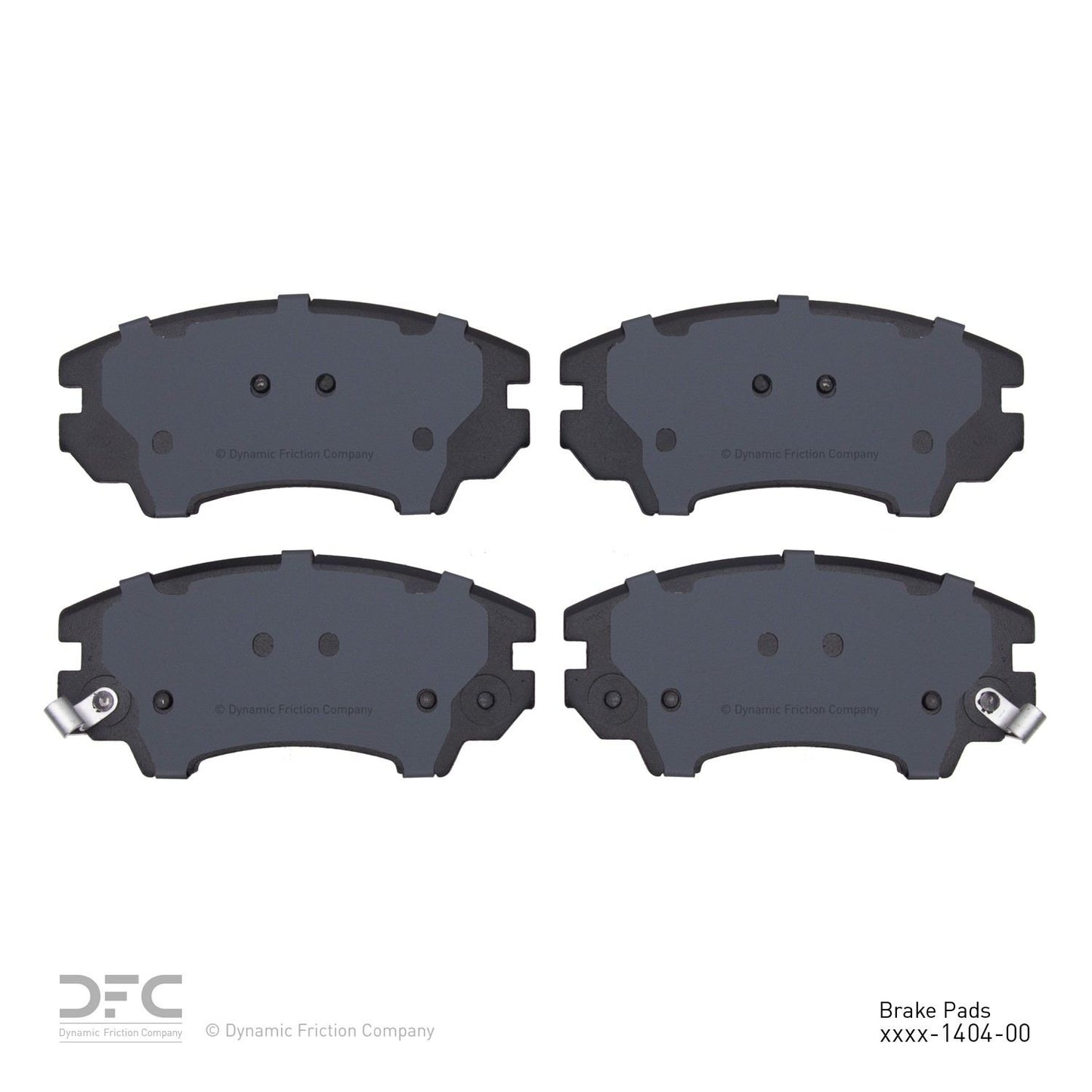 Dynamic Friction Company Disc Brake Pad Set 1552-1404-00