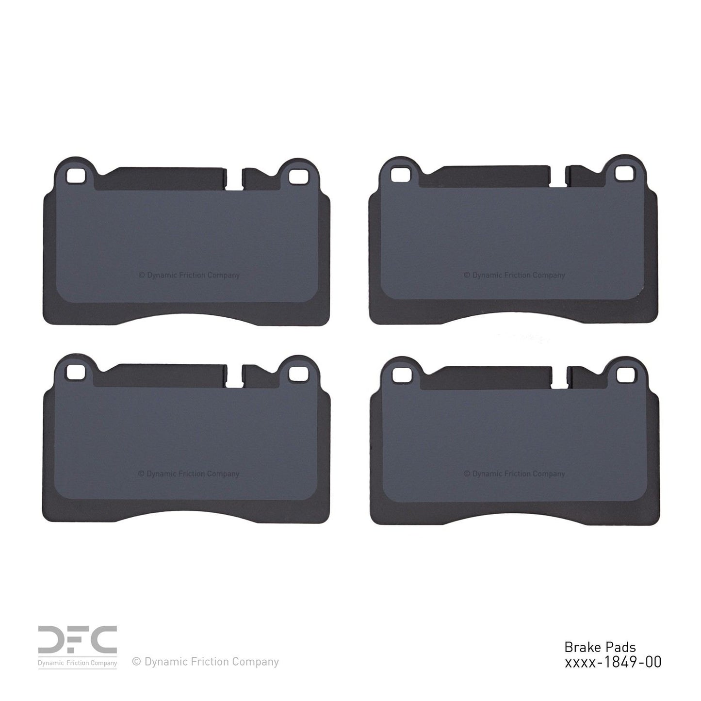 Dynamic Friction Company Disc Brake Pad Set 1552-1849-00