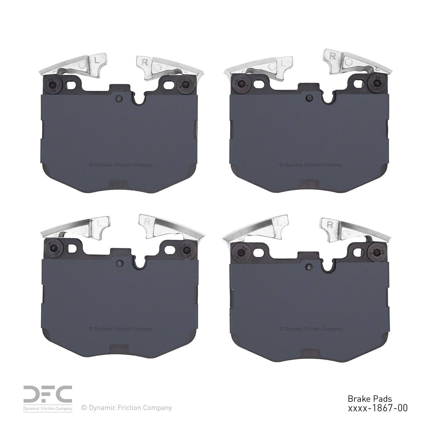 Dynamic Friction Company Disc Brake Pad Set 1552-1867-00