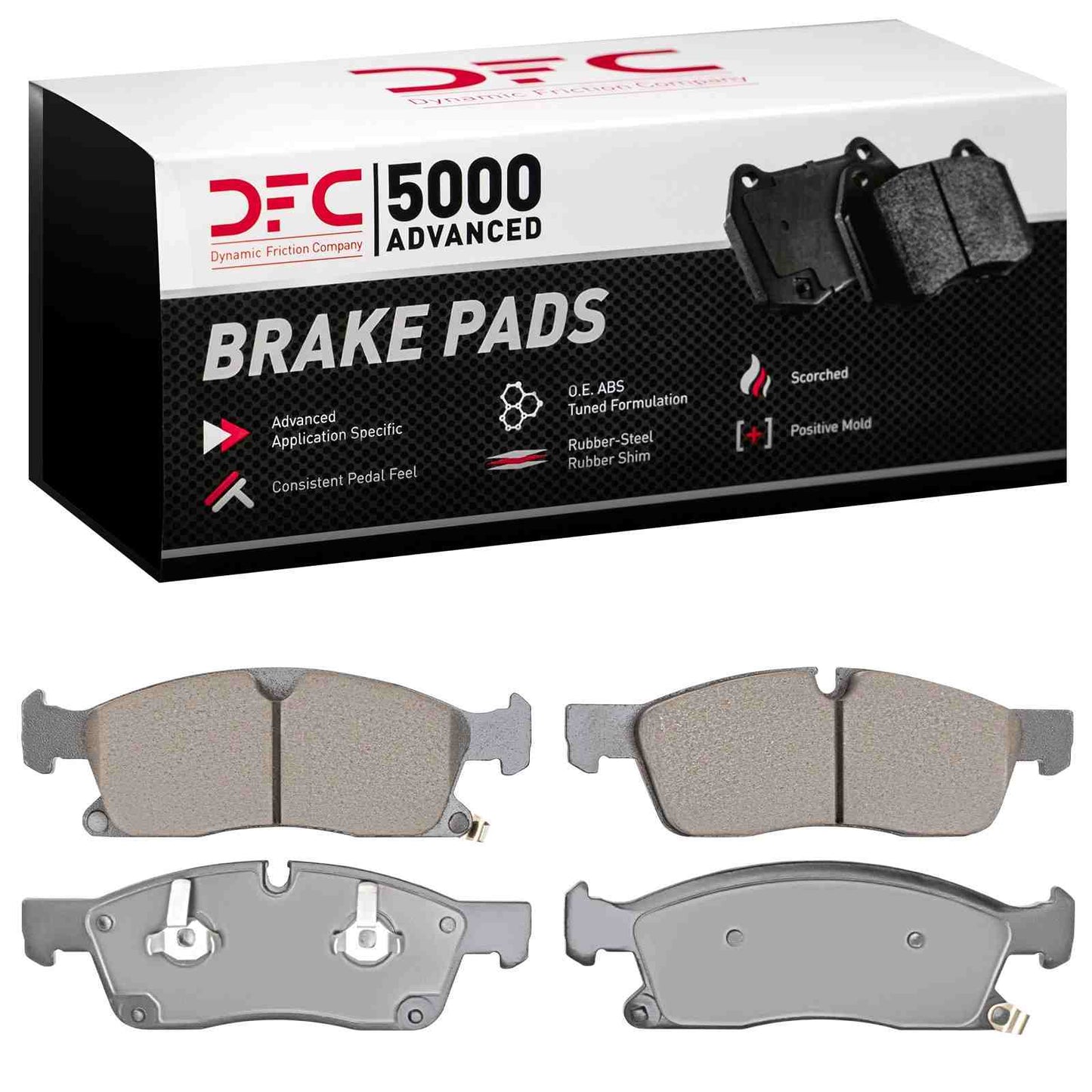 Dynamic Friction Company Disc Brake Pad Set 1552-1904-10