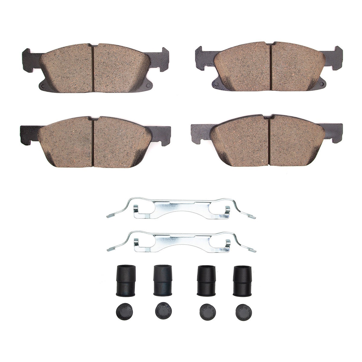 DFC 19-24 Ford Edge Front 5000 Advanced Low Metallic Brake Pads and Hardware Kit 1552-2180-01