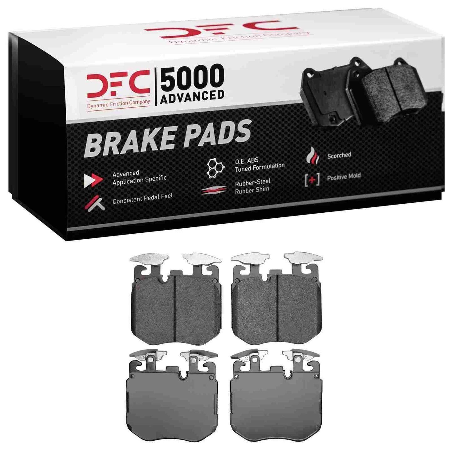 Dynamic Friction Company Disc Brake Pad Set 1553-1868-00