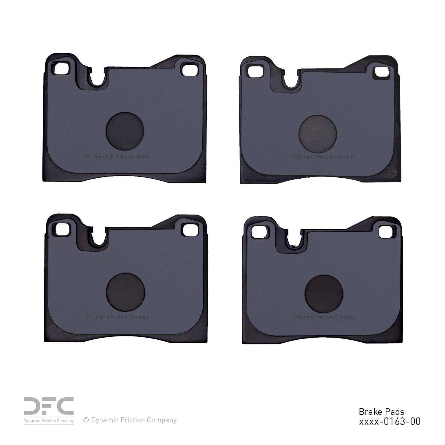 Dynamic Friction Company Disc Brake Pad Set 1600-0163-00