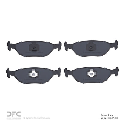 Dynamic Friction Company Disc Brake Pad Set 1600-0322-00