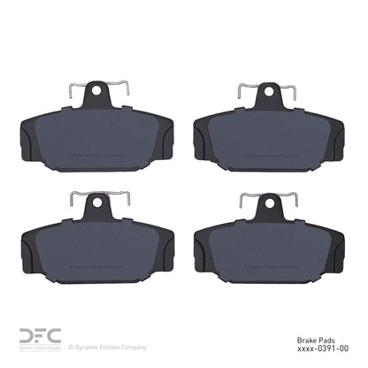 Dynamic Friction Company Disc Brake Pad Set 1600-0391-00
