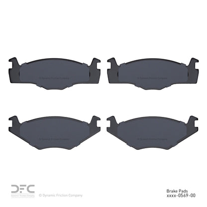 Dynamic Friction Company Disc Brake Pad Set 1600-0569-00