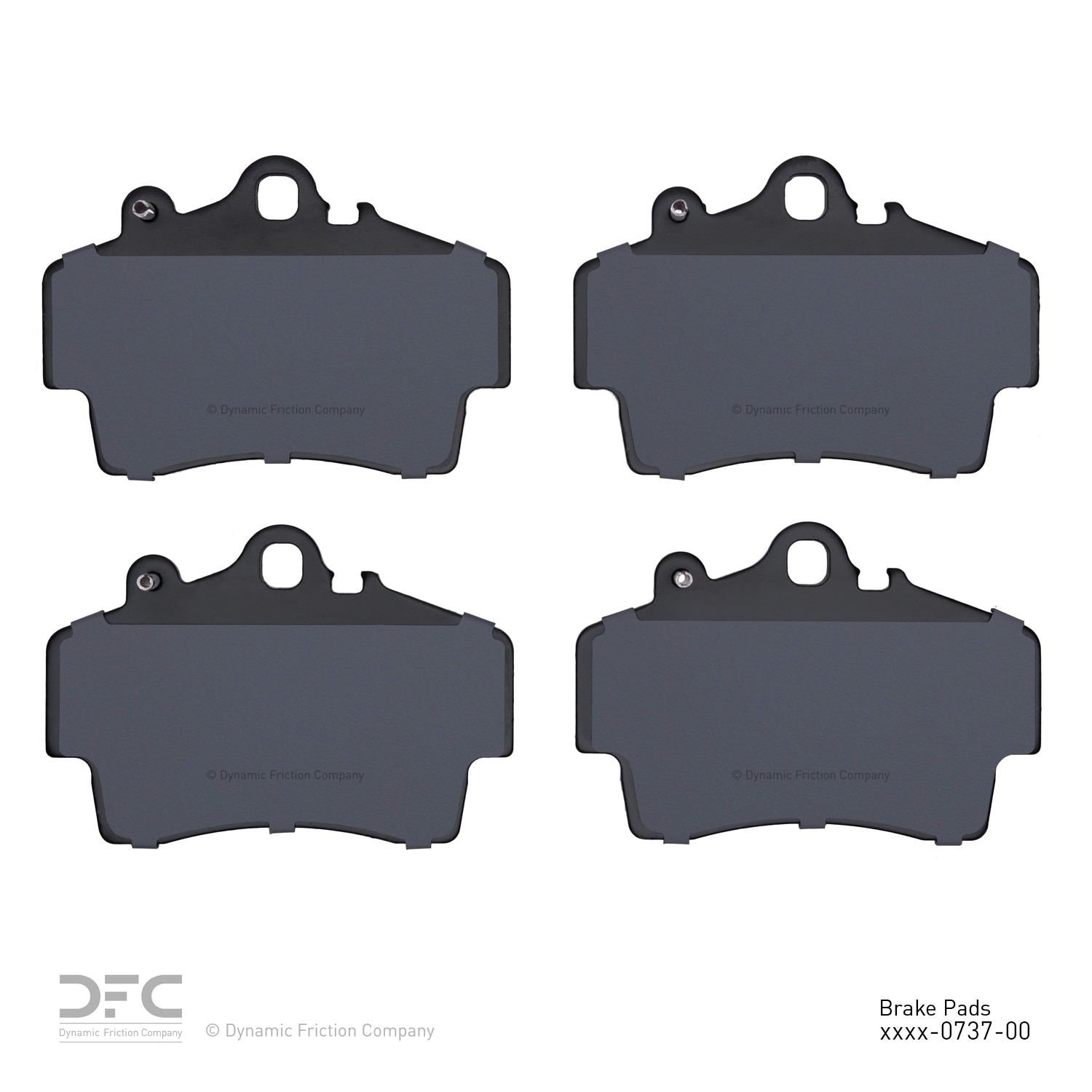 Dynamic Friction Company Disc Brake Pad Set 1600-0737-00