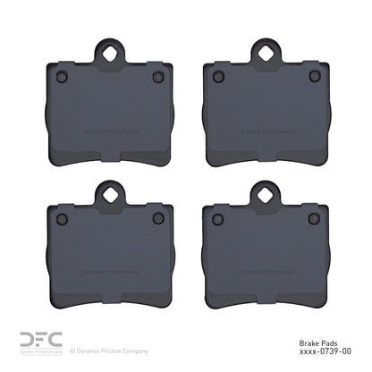 Dynamic Friction Company Disc Brake Pad Set 1600-0739-00