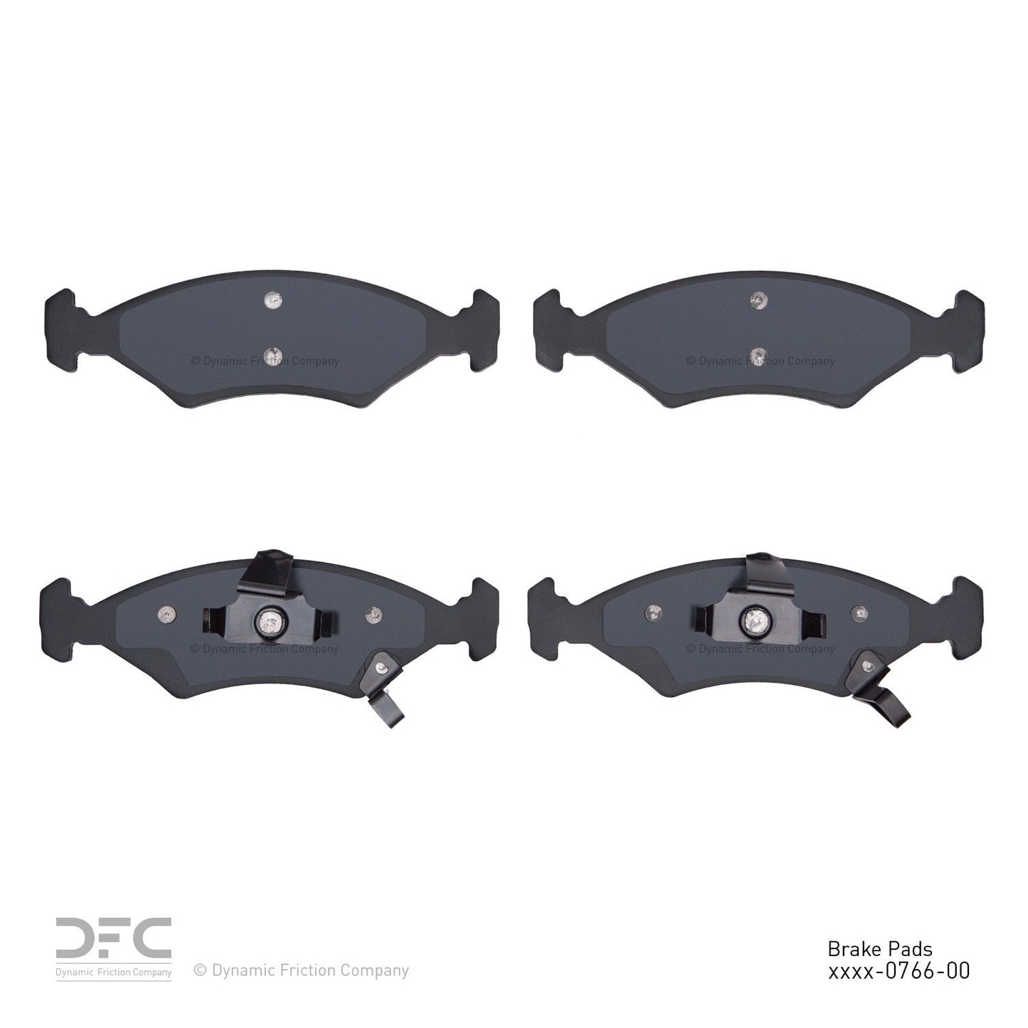 Dynamic Friction Company Disc Brake Pad Set 1600-0766-00