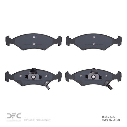 Dynamic Friction Company Disc Brake Pad Set 1600-0766-00