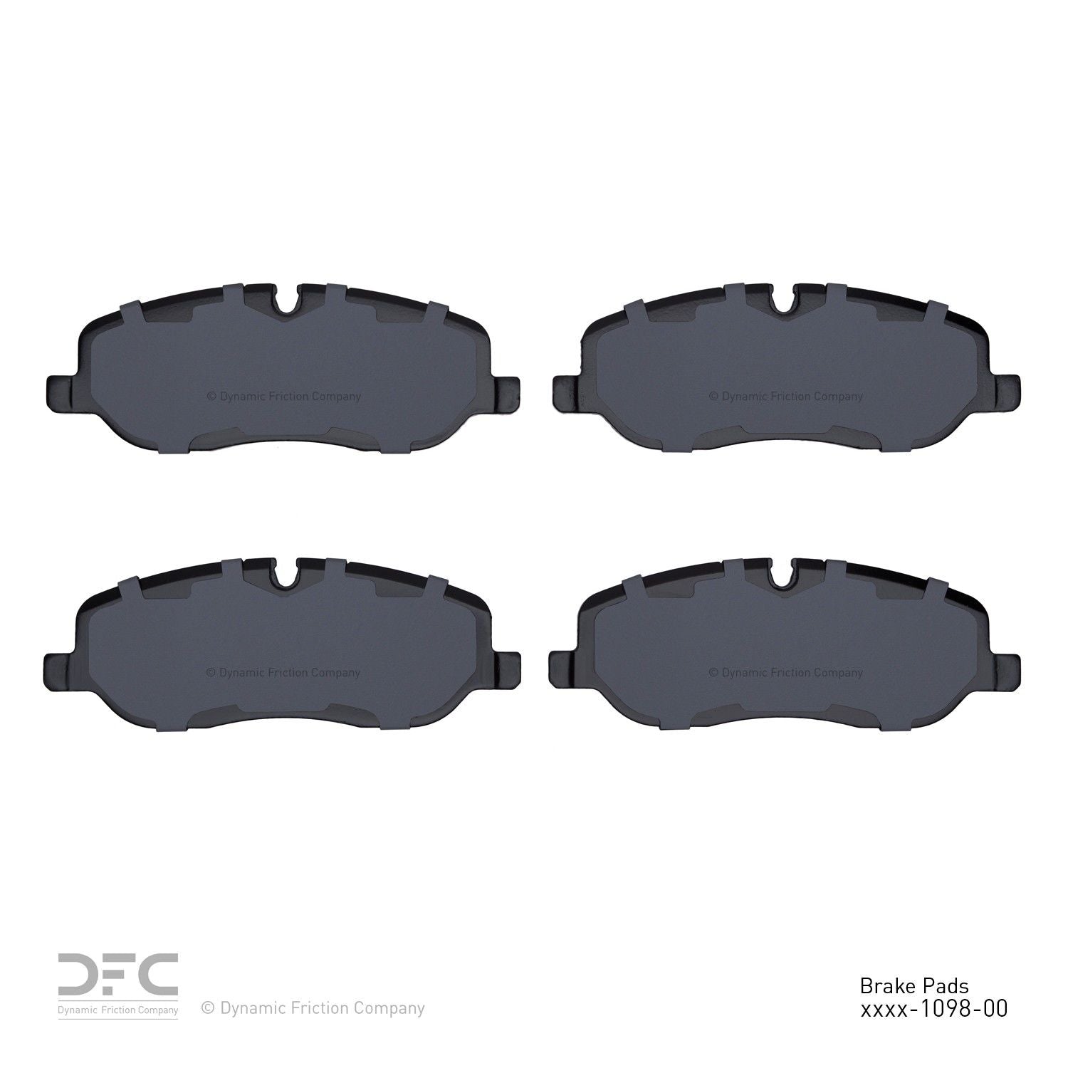 Dynamic Friction Company Disc Brake Pad Set 1600-1098-00