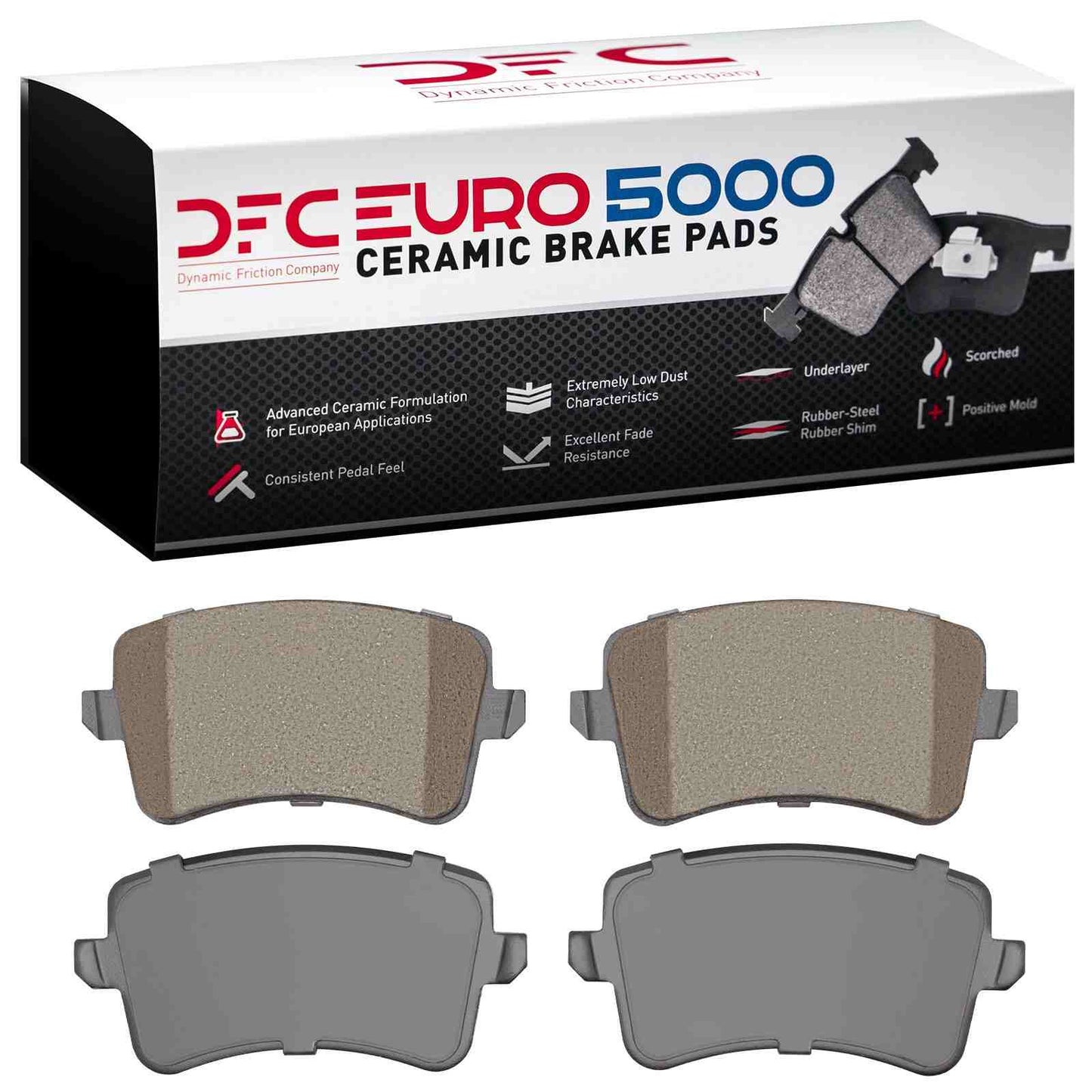 Dynamic Friction Company Disc Brake Pad Set 1600-1386-00
