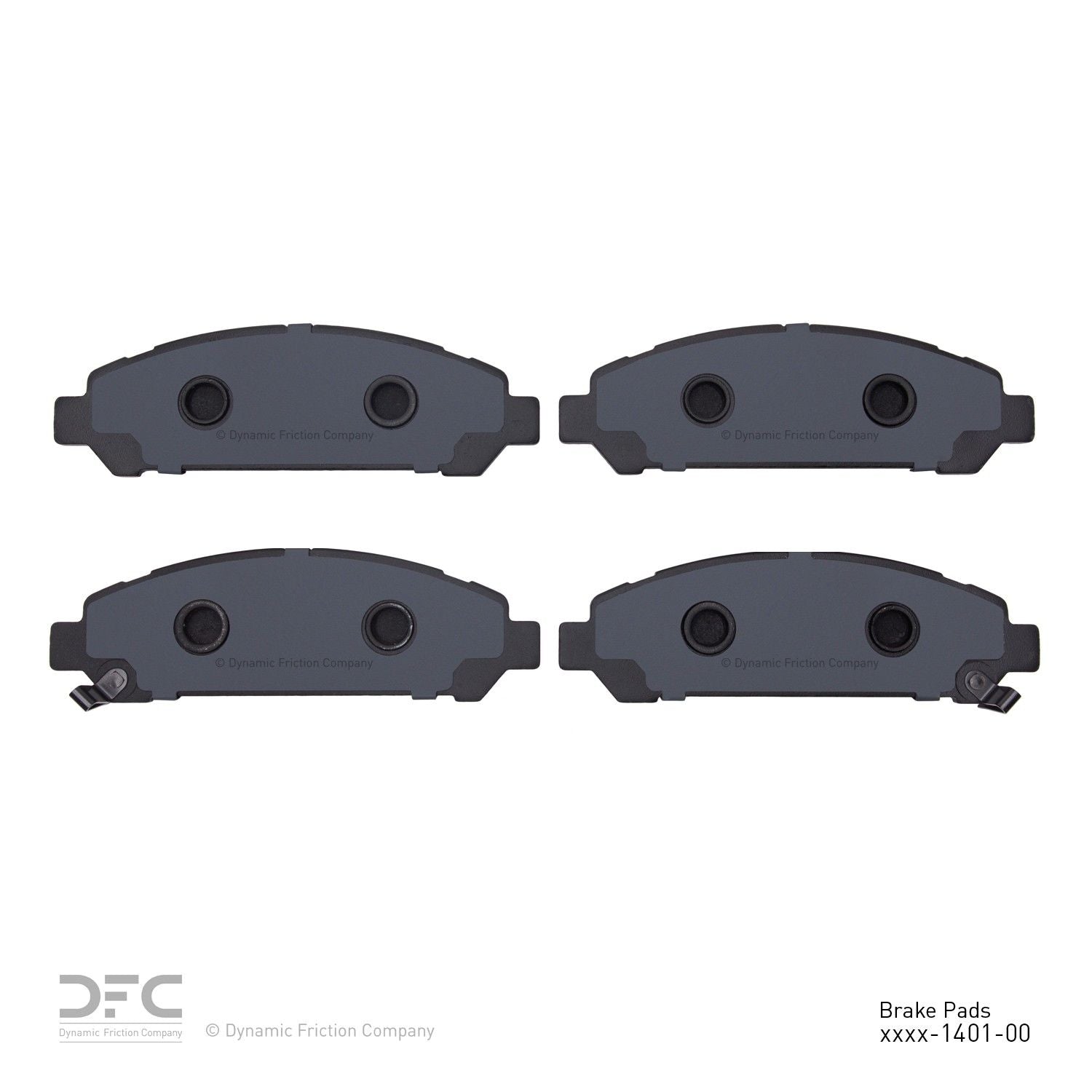 Dynamic Friction Company Disc Brake Pad Set 1600-1401-00