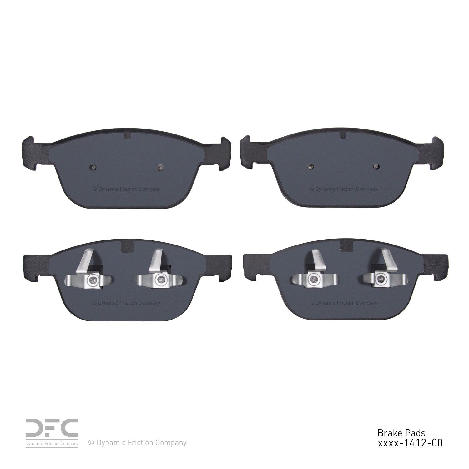 Dynamic Friction Company Disc Brake Pad Set 1600-1412-00