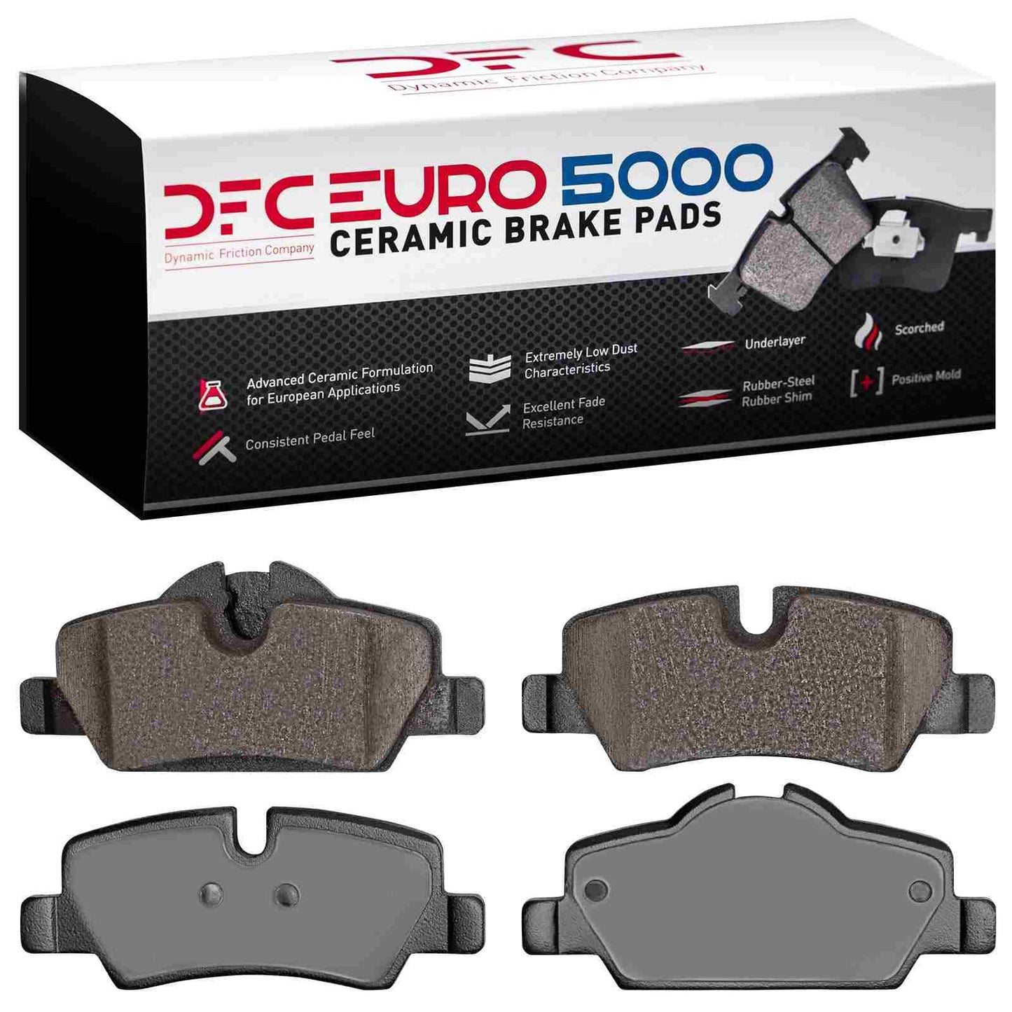 Dynamic Friction Company Disc Brake Pad Set 1600-1800-00
