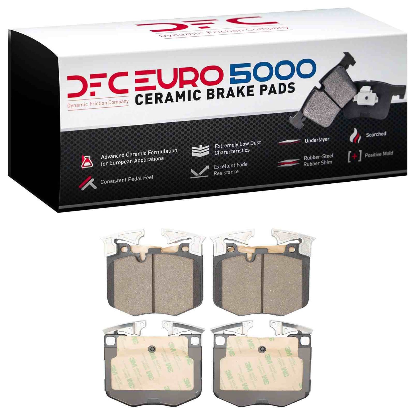 Dynamic Friction Company Disc Brake Pad Set 1600-1867-00