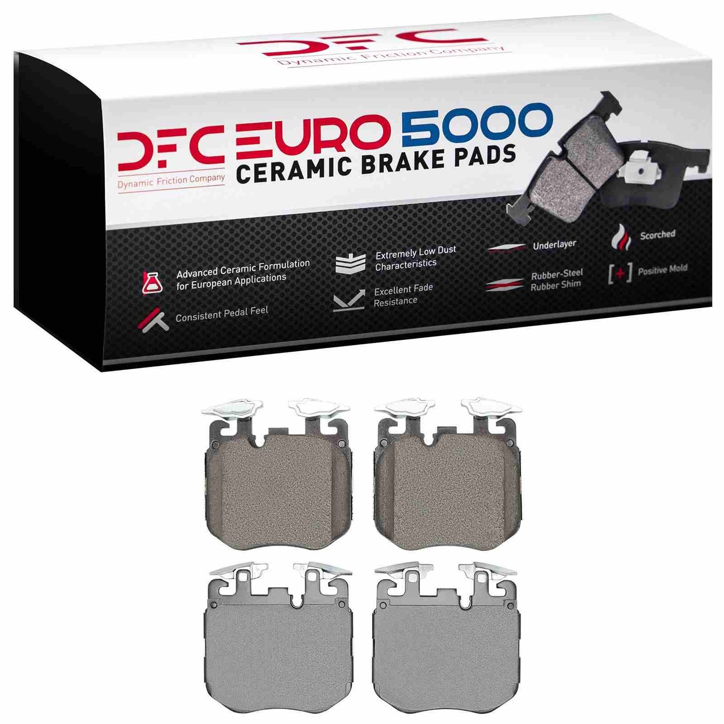 Dynamic Friction Company Disc Brake Pad Set 1600-1868-00