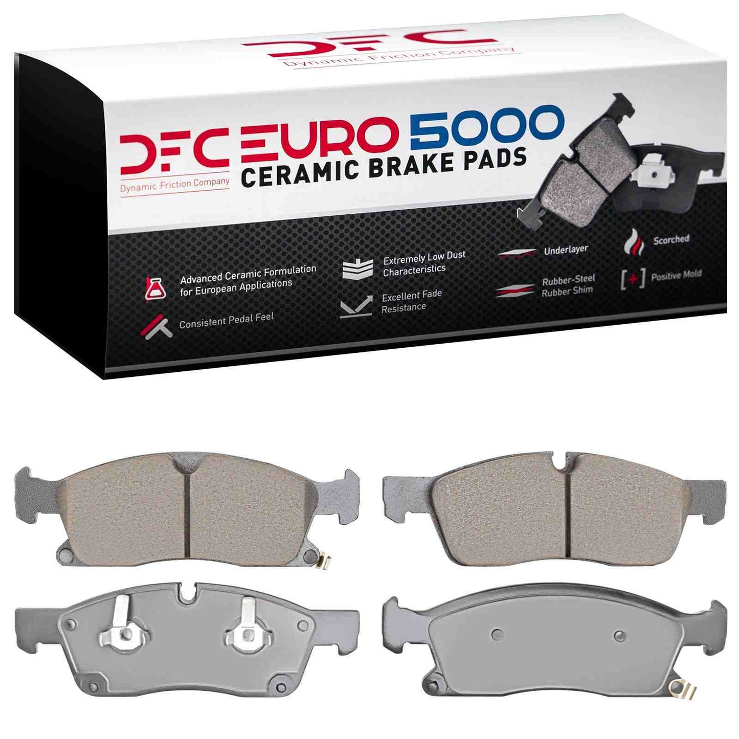 Dynamic Friction Company Disc Brake Pad Set 1600-1904-10