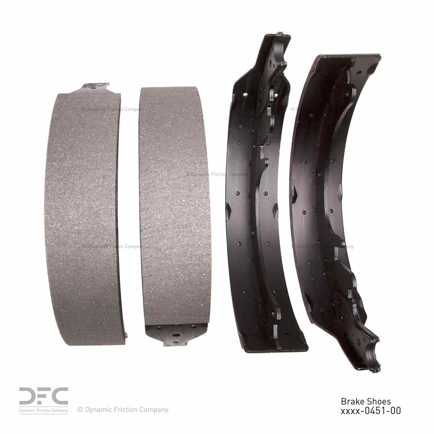 Dynamic Friction Company Drum Brake Shoe 1901-0451-00